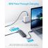 Anker USB C Hub, 5-in-1 USBC to HDMI Splitter with 4K Display, 1 x Powered USB-C 5Gbps & 2×Powered USB-A 3.0 5Gbps Data Ports for MacBook Pro, MacBook Air, Dell and More - Black